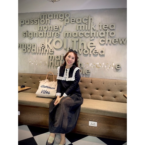 (HÀNG SẴN - HÌNH THẬT) Áo sơ mi cổ hải quân - Áo sơ mi cách điệu phối hoạt tiết ren