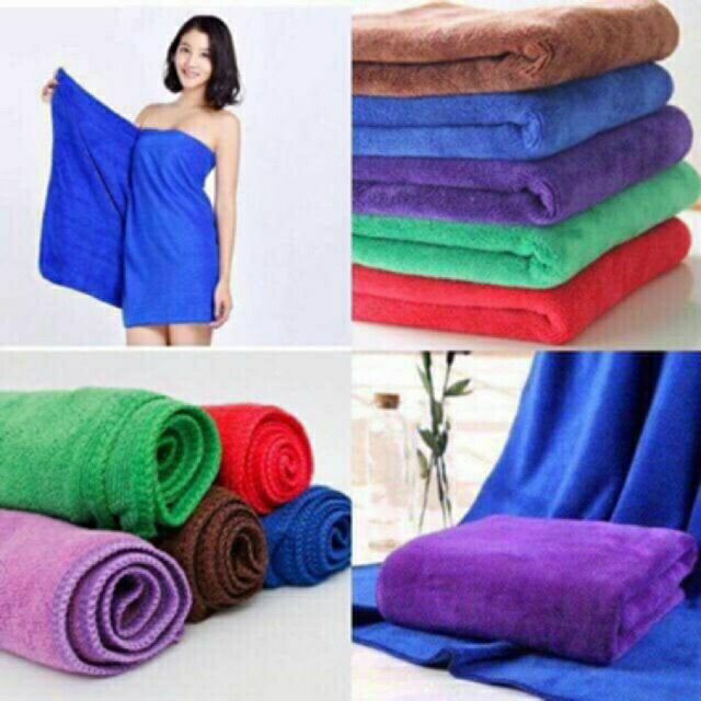 Khăn tắm xuất Nhật sợi Microfiber 70x140cm loại dày