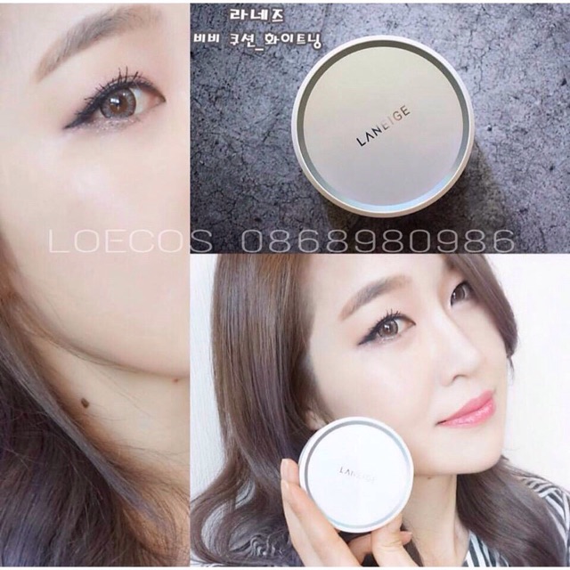 [Lõi] BB Cushion Laneige Whitening tone 21 Beige