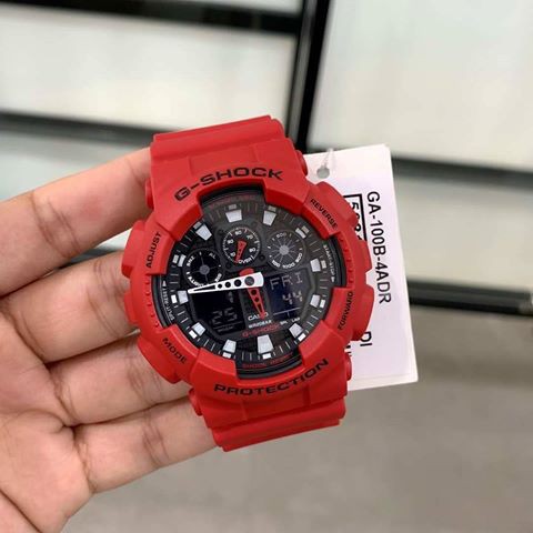 Đồng hồ thể thao nam nữ G-Shock GA-100B-4A Full phụ kiện