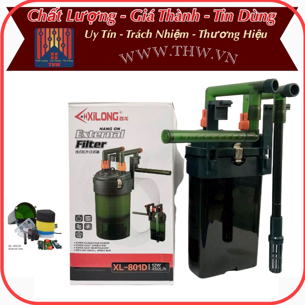 |THW-Hà Nội| Máy lọc nước bể cá chính hãng Xilong. Bán chạy top nội địa.Chất lượng hoàn thiện tốt nhựa ABS