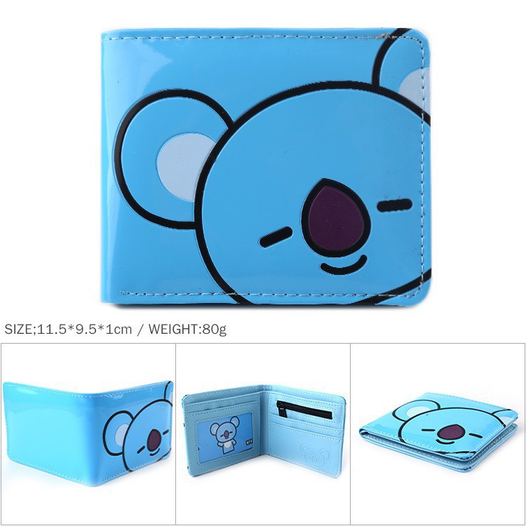 Ví đựng tiền hình hoạt hình BT21 xinh xắn