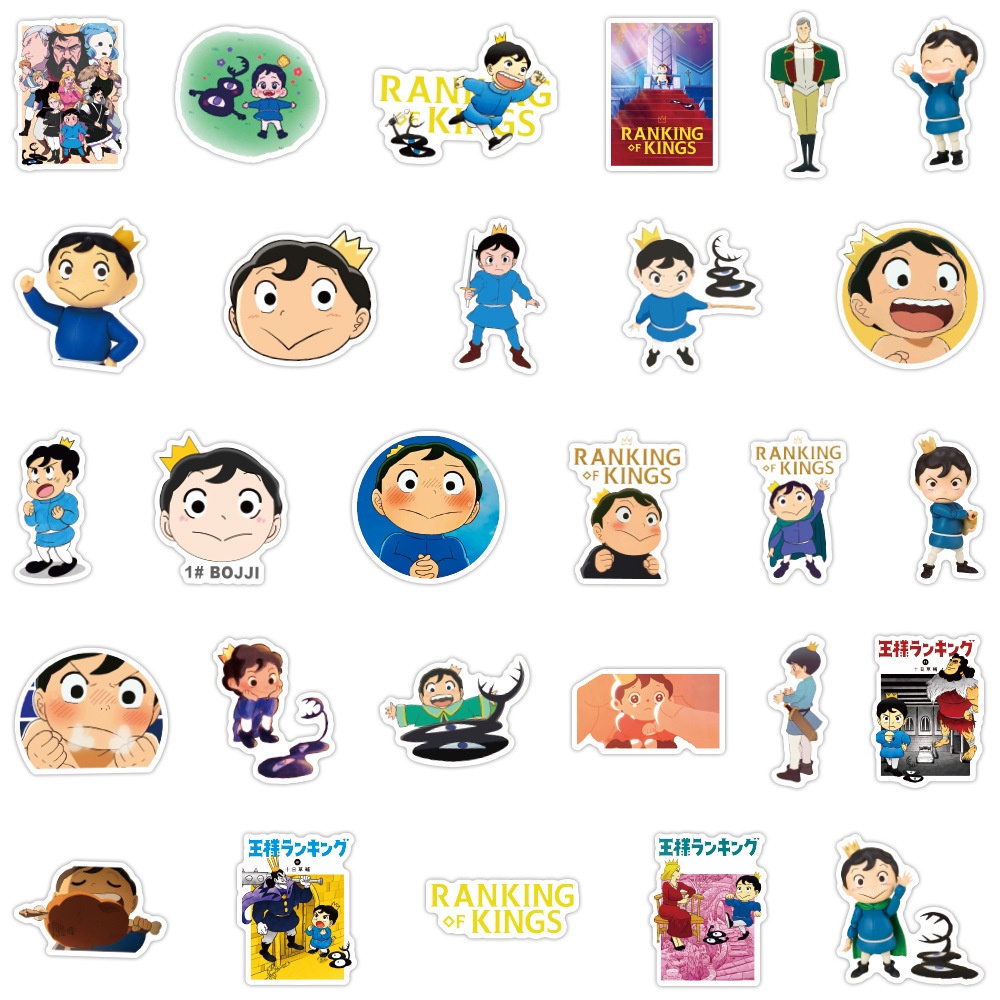 Bộ sưu tập 50 Sticker Ousama Ranking - Bojji