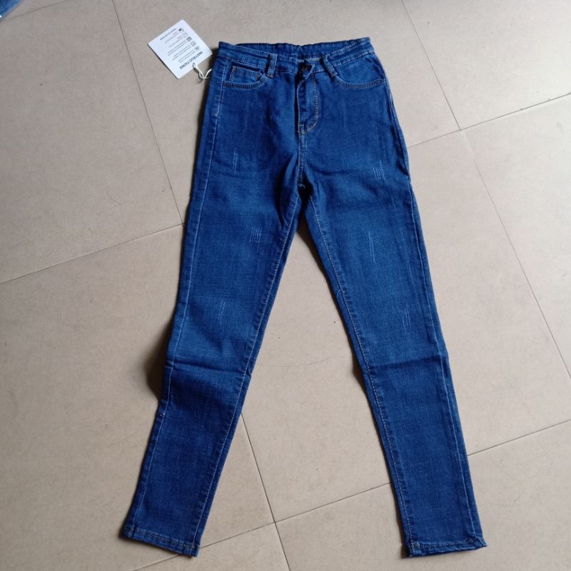 Quần Jeans Dài Nữ Vải Jean Cotton Co Giãn Size Đại