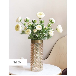 Hoa Lụa 🌺 Cành Hoa Trà, Hoa Mao Lương Giả