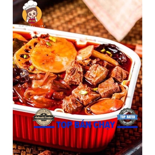 COMBO 2 HỘP LẨU BÒ TÊ CAY TỰ SÔI