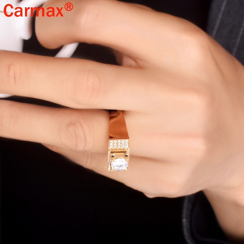 Nhẫn Nam Họa Tiết Moissanite Độc Đáo