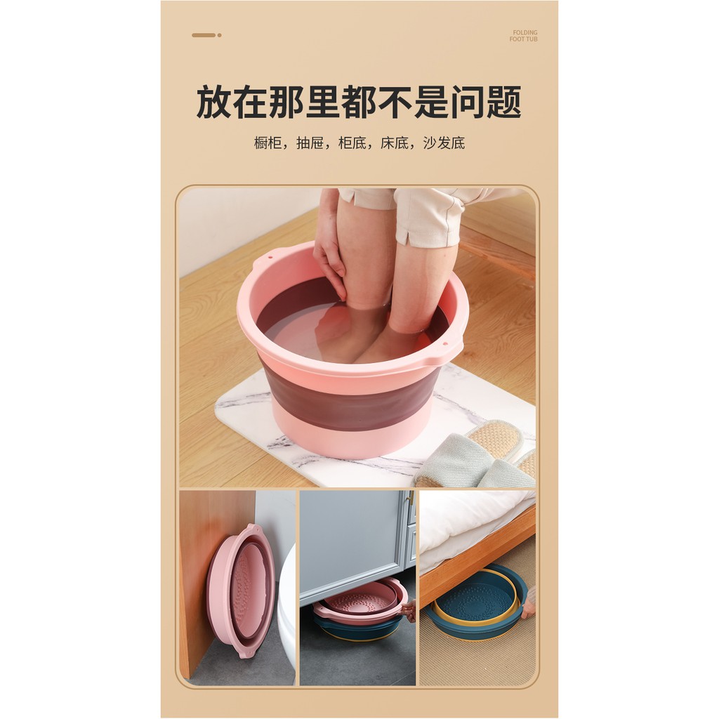Bồn Ngâm Chân Bằng Nhựa Có Thể Gấp Gọn Tiện Dụng | BigBuy360 - bigbuy360.vn