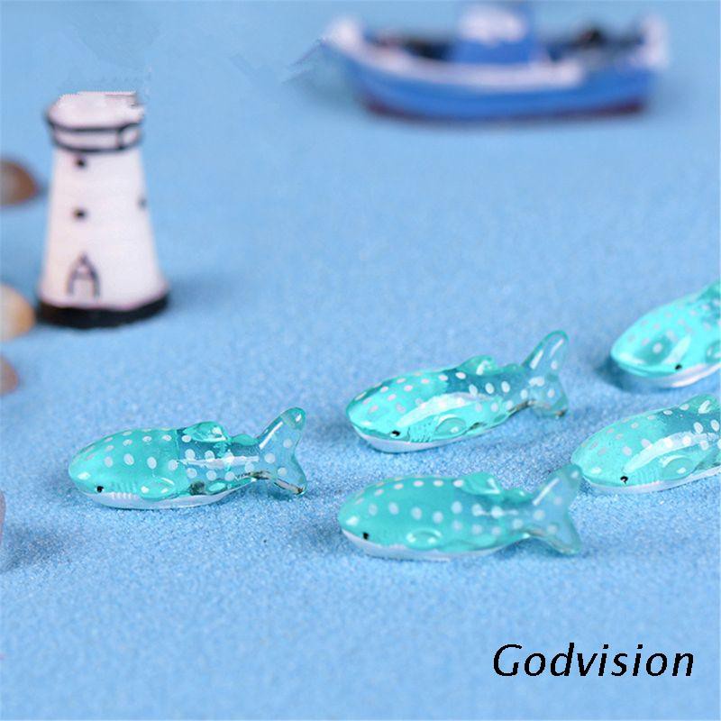 Set 6 Mô Hình Cá Mập Mini Dễ Thương Trang Trí