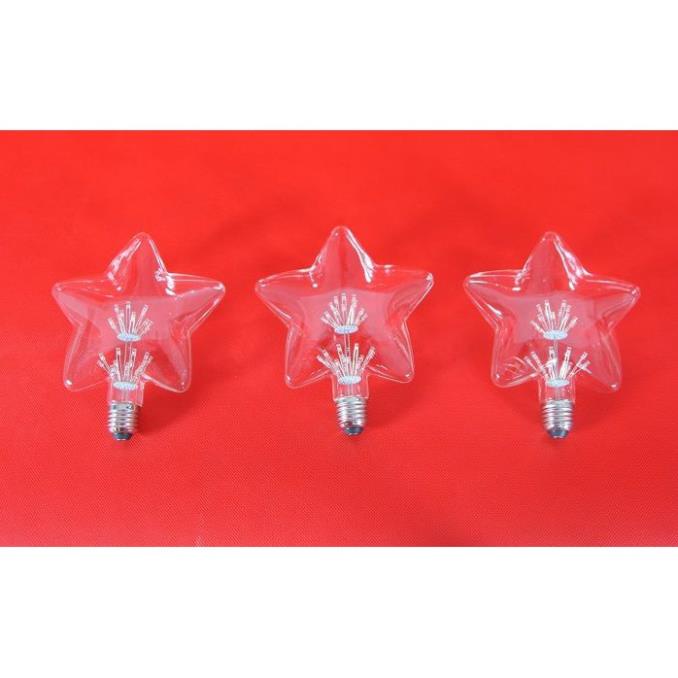 Bóng đèn led trang trí pháo hoa hình ngôi sao, đèn trang trí độc đáo