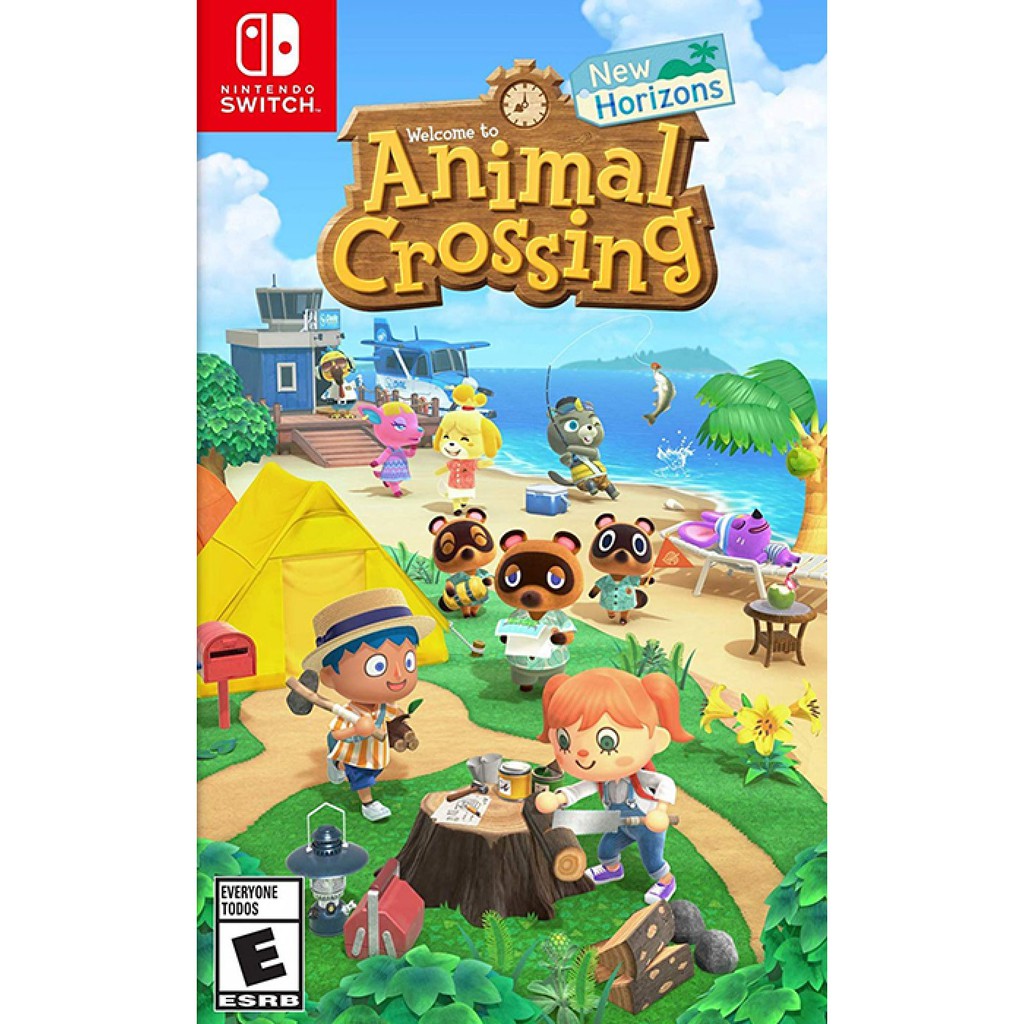 [Mã SKAMPUSHA9 giảm 8% đơn 250K] Đĩa Game Animal Crossing: New Horizons cho máy nintendo switch