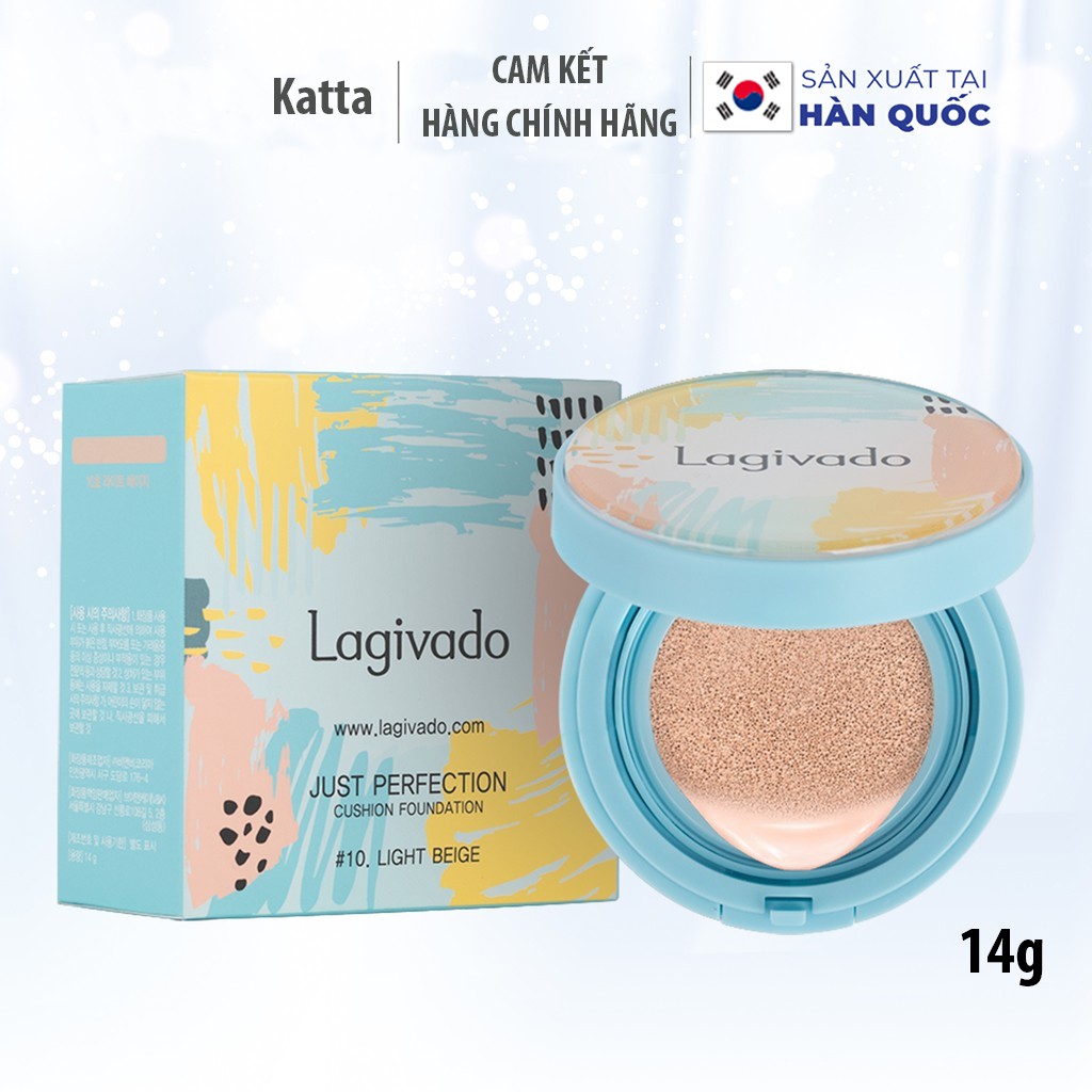 Phấn nước che khuyết điểm kiềm dầu, che phủ hoàn hảo Perfection Cushion –Tone trắng sáng 14g - Katta_LG_021_14G