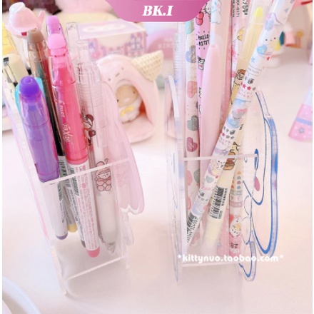 Ống Đựng Bút Bằng Acrylic Trong Suốt Hình Cinnamoroll My Melody Đáng Yêu
