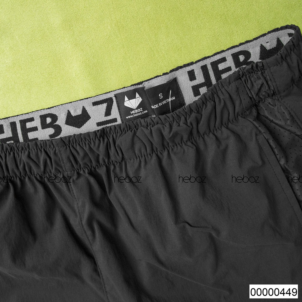 [HẾN STORE MENSWEAR] Quần short thun lạnh HB 3M(logo) lưng thun co giãn, logo được in sắc nét - 00000449