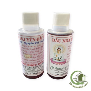 Dầu xoa bóp gia truyền đặc biệt trị đau nhức cơ, xương khớp - Dầu xoa bóp Thu Thủy