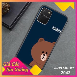 [ FREE SHIP ] Ốp lưng Samsung S10 lite- Samsung note 10 lite cao cấp in hình chú gấu cực CUTE