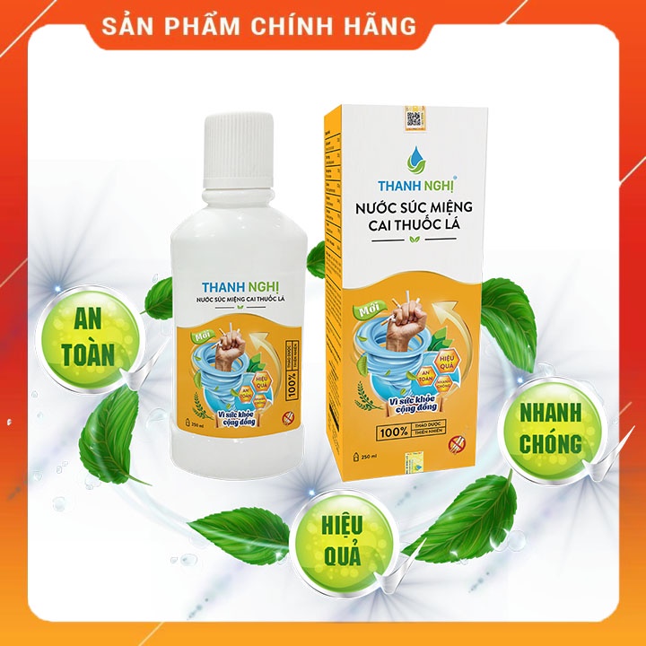 Nước súc miệng cai thuốc lá Thanh Nghị