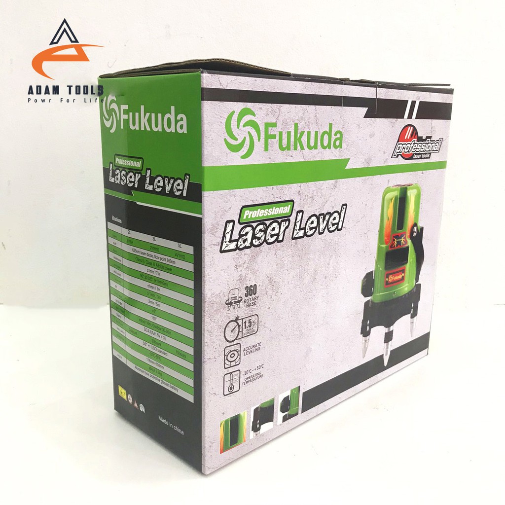 Máy cân băng laser FUKUDA EK366G Chính Hãng Bảo hành 12 Tháng