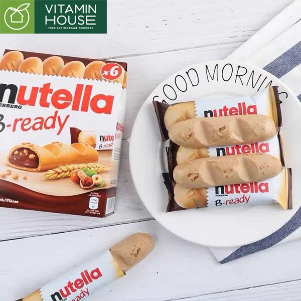 Bánh Mì Nhân Socola Nutella B-ready Đức 100g [Vitamin House]