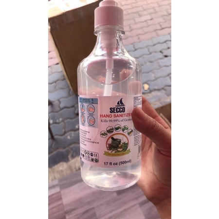 Gel rửa tay SECCO HAND SANITIZER 500ml