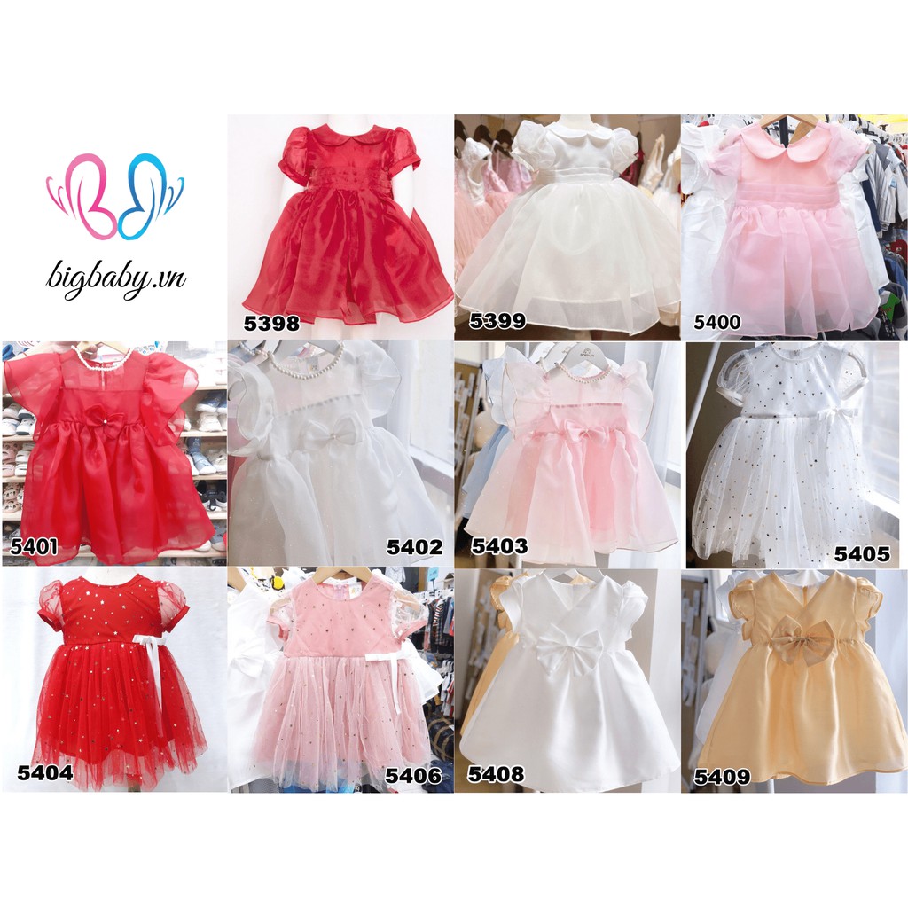 Đầm Công Chúa Bé Gái Nhiều Mẫu Cho Bé Từ 11-28KG (2)