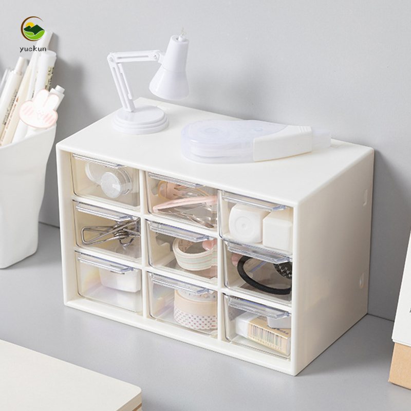 Hộp Nhựa Trong Suốt 9 Ngăn Đựng Đồ Tiện Dụng