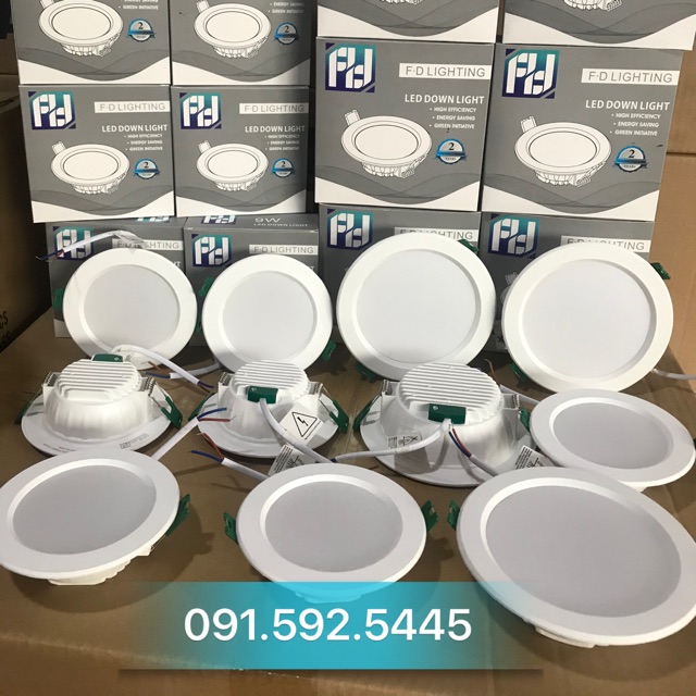 Đèn Led Downlight Âm Trần 3 Màu Cao Cấp