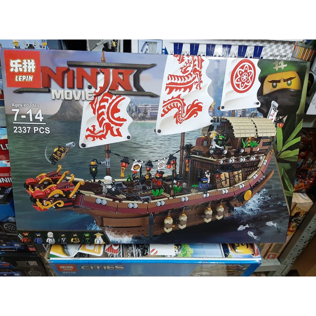 (CÓ SẴN) đồ chơi ninjago 06057 Thuyền buồm rồng của làng ninjago 19059