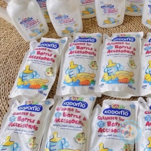 [CHÍNH HÃNG] Nước rửa bình sữa KODOMO ( Túi 700ml/ Chai 750ml) (katydang)