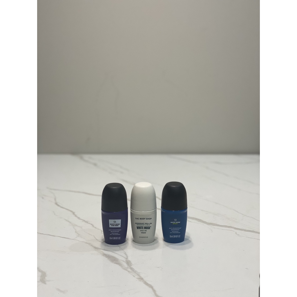 Lăn khử mùi THE BODY SHOP Deodorant Japanese Cherry Blossom/Black musk/White musk chiết xuất thiên nhiên