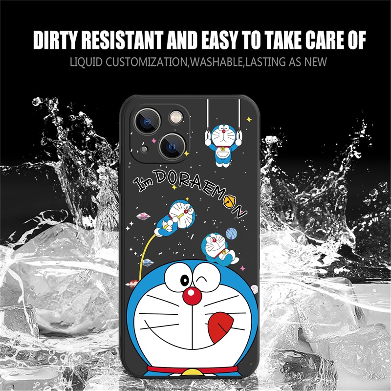 Ốp Điện Thoại Silicon Mềm Hình Doraemon Cho IPhone 13 Pro Max IPhone11 IPhone12 IPhoneXR XS 6 6S 7 8 Plus