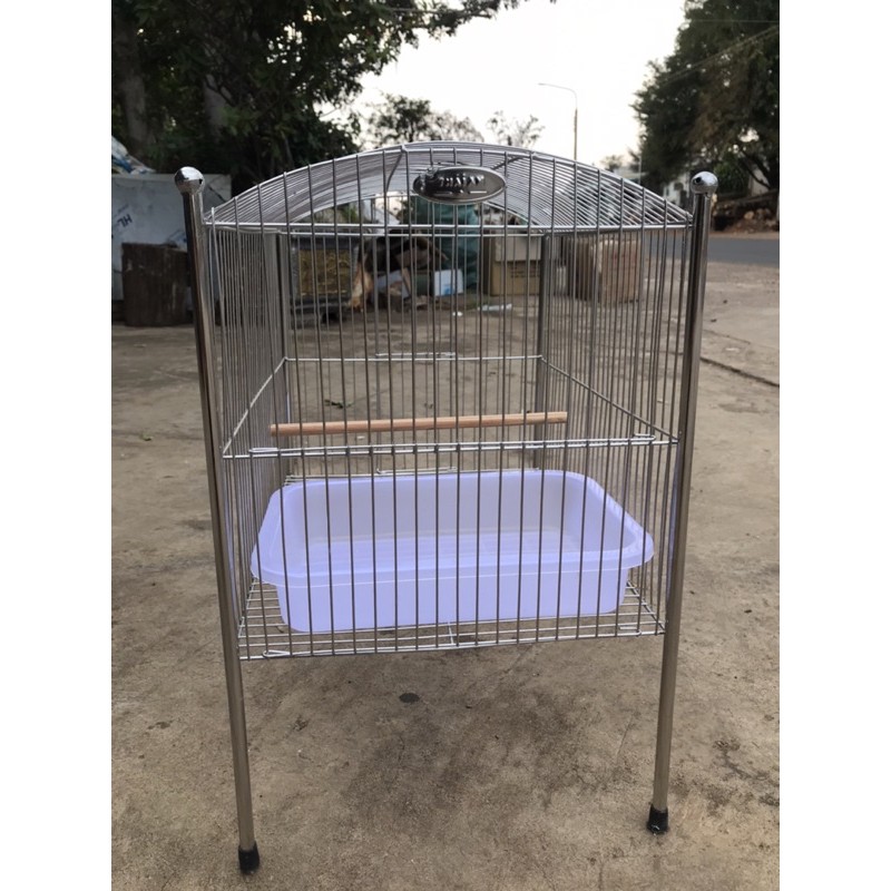 Lồng inox tắm chim