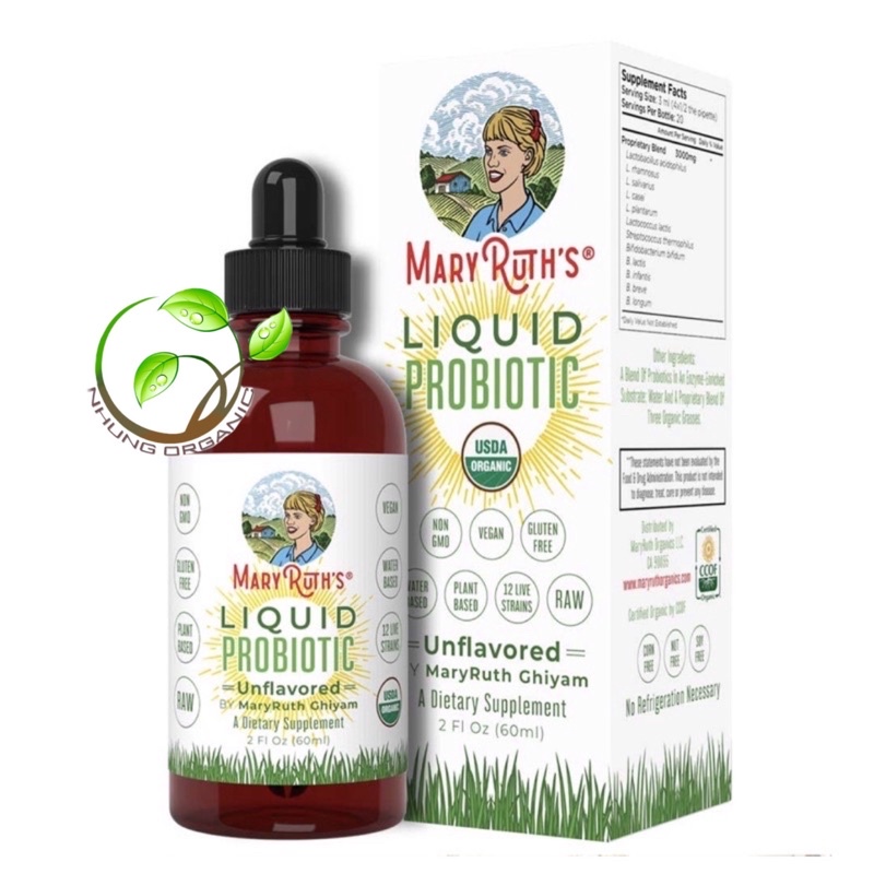 Siro Pha Hữu Cơ Mary Ruth Liquid Drop