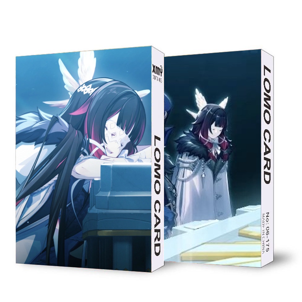 ( không kèm hộp ) Hộp ảnh lomo in hình FATUI QUAN CHẤP HÀNH game GENSHIN IMPACT 30 tấm anime chibi