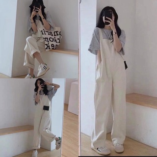 Quần Yếm kaki nam nữ,Quần Yếm Unisex be sữa phong cách Ulzzang trẻ trung