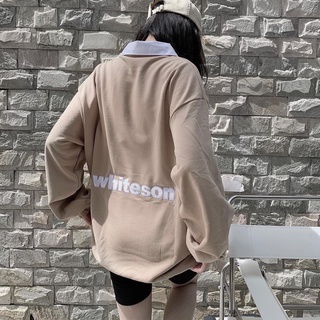 POLO SWEATER LOGO BEIGE