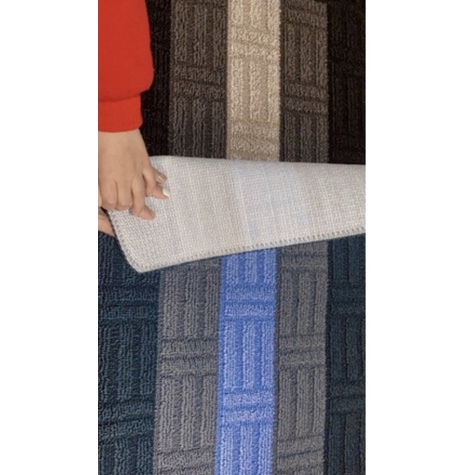Thảm lau chân nhà tắm ,phòng khách kẻ sọc chống trơn trượt kt 40x60
