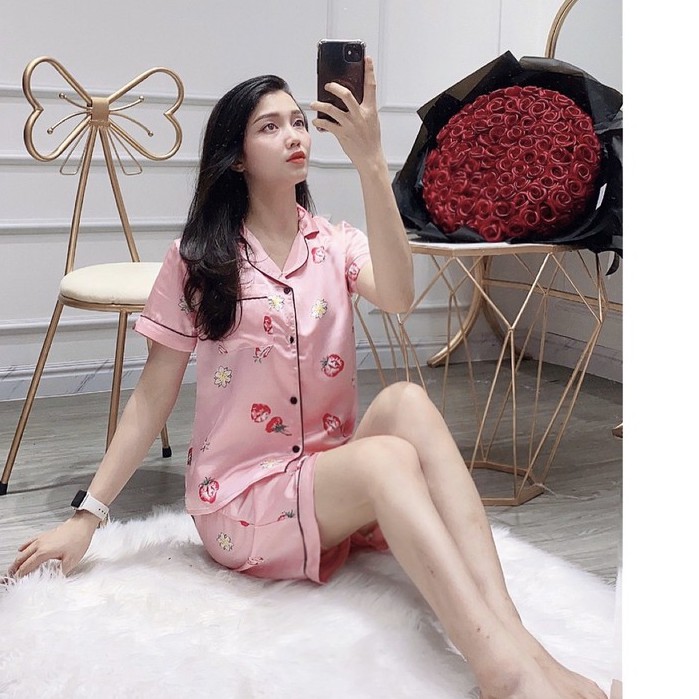 Bộ pijama lụa cao cấp siêu mát 😘