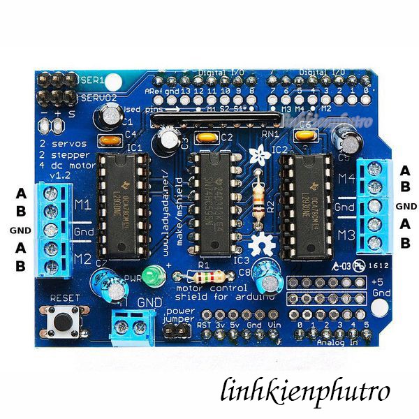 Arduino Motor Shield L293D