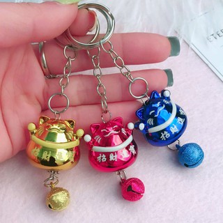 Móc khóa mèo may mắn tài lộc Maneki Neko