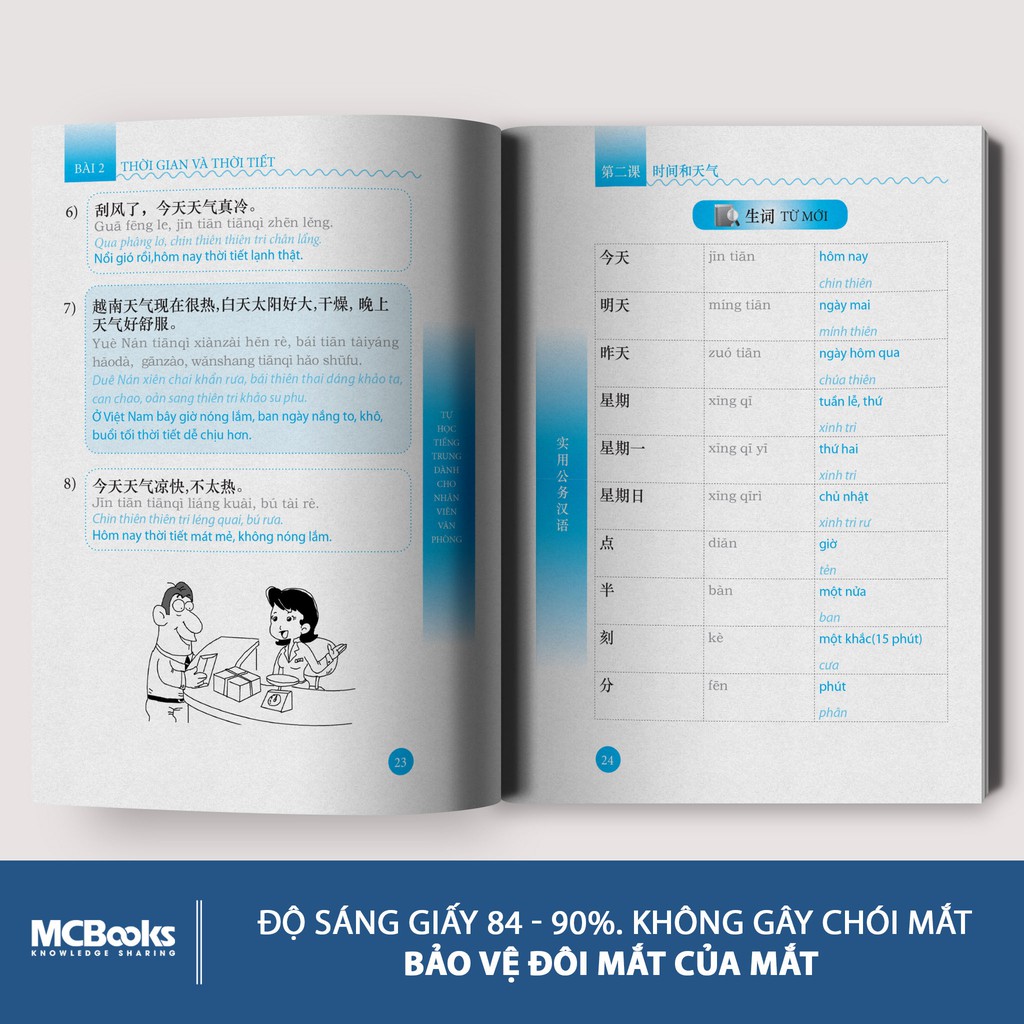 Sách - Tự Học Tiếng Trung Dành Cho Nhân Viên Văn Phòng - MCbooks