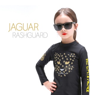 [ HÀNG LOẠI 1 CÓ TÚI KHOÁ KÉO] ĐỒ BƠI DÀI TAY BÉ GÁI JAGUAR VẢI LYCRA CHỐNG NẮNG