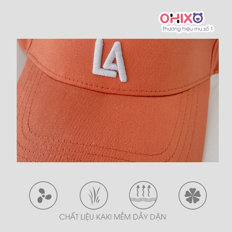 Mũ lưỡi trai nửa đầu hàn quốc cao cấp giá rẻ trơn nam nữ thời trang OHIXO LT16