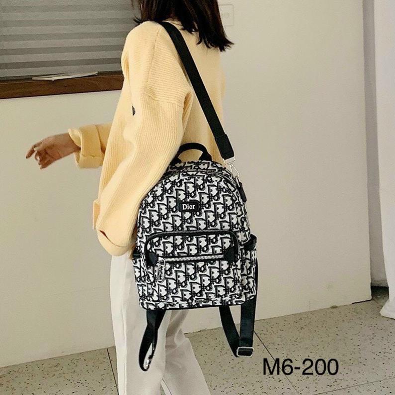 Balo hoạ tiết đi học đi chơi - Balo dio 3 ngăn vừa sách vở thời trang mã 6