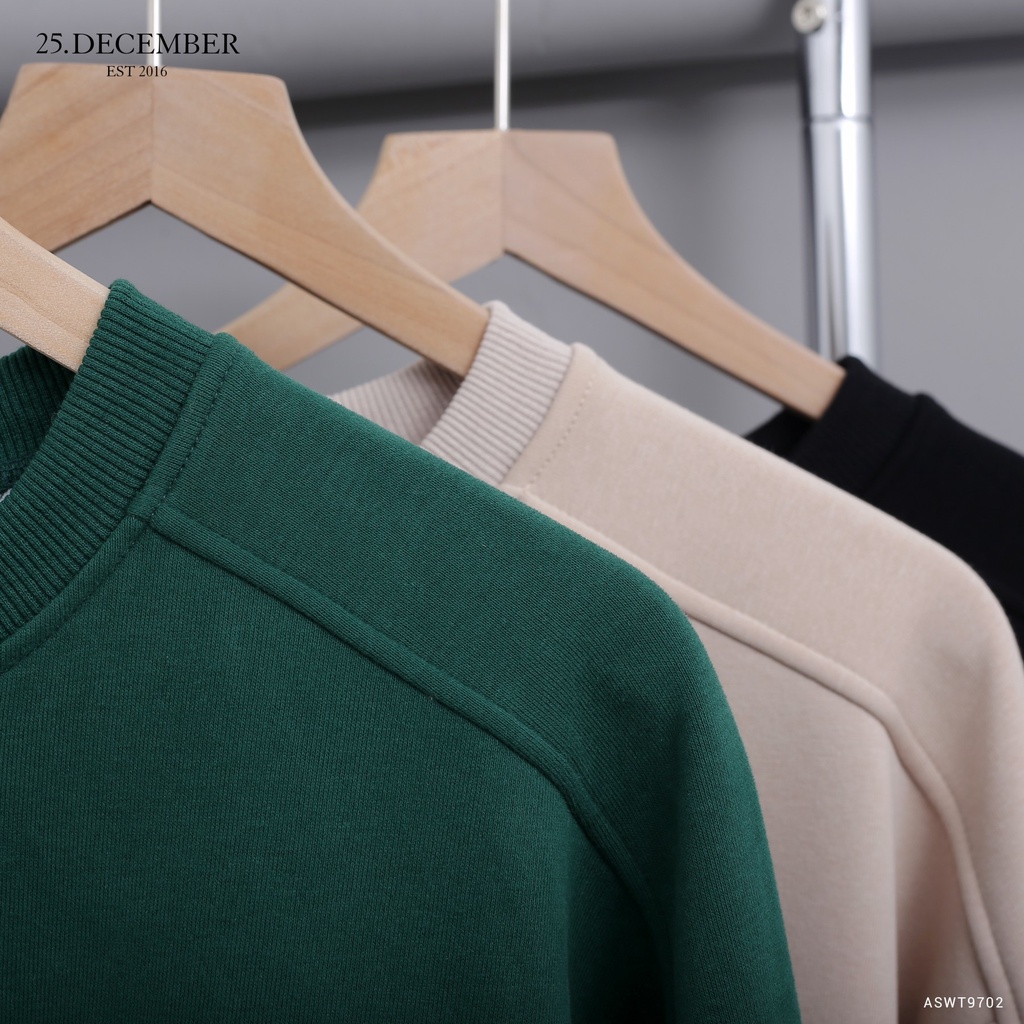 Áo Sweater Wellbeing chất nỉ dầy đẹp - 25.December mã ASWT9702 | BigBuy360 - bigbuy360.vn