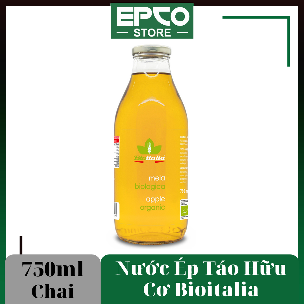 Nước Ép Táo Hữu Cơ BioItalia 750ml