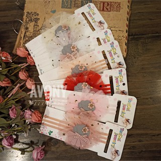 Băng đô thời trang - Bờm vải xinh cho bé 1 tuổi nhỏ đính hoa và icon vải