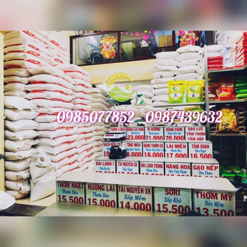 Gạo Tám Điện Biên Loại 1 - Bao Dẻo Thơm Cơm (Bao 10kg).