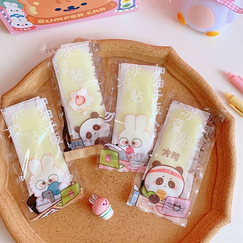 Túi 2 Miếng dán làm mát mùa hè dùng nhiều lần