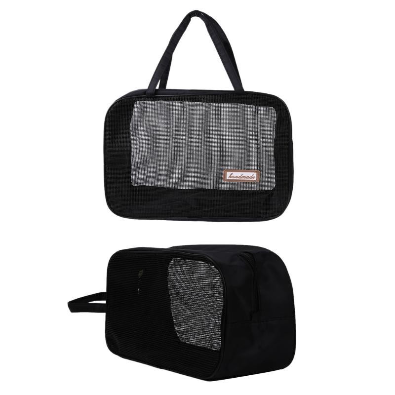 SEL New Portable Bathing Bag Mesh Shower Toiletry Pouch Travel Makeup Storage Holder